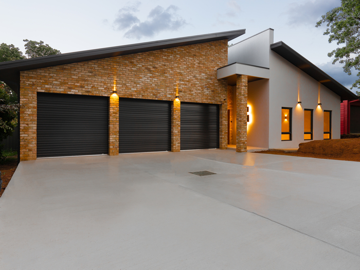 Concrete driveway installation in Buffalo